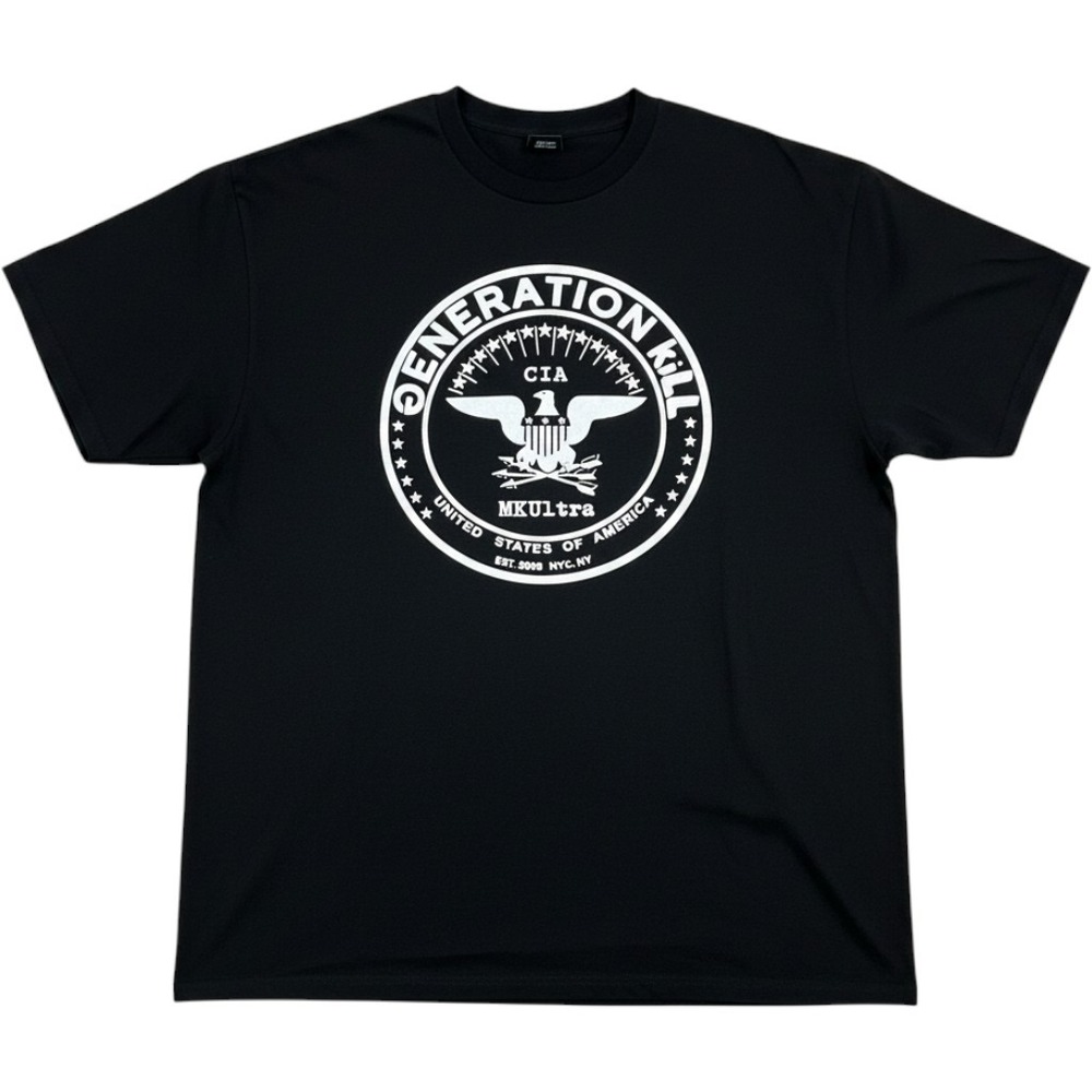 Generation Kill MKUltra CIA Graphic T Shirt XL Black Gildan TV Show Streetwear